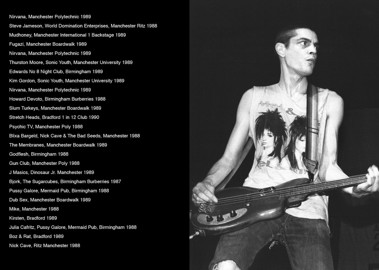 Richard Davis — The Post-Punk Years 1987–1990 Photo Book/Zine – Grapefruit  Records